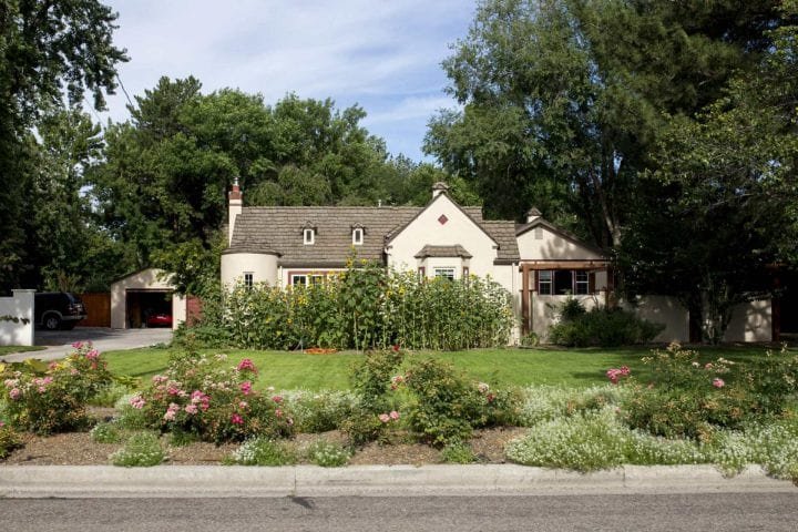 Boise Bench home for sale with beautiful garden